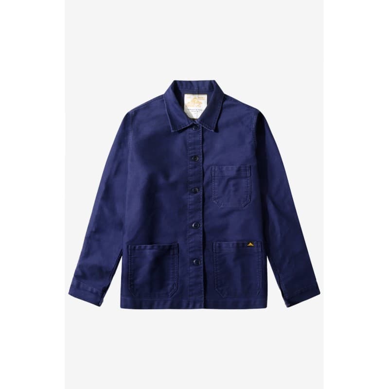 Veste de travail en moleskine bleue LE MONT SAINT MICHEL - 50