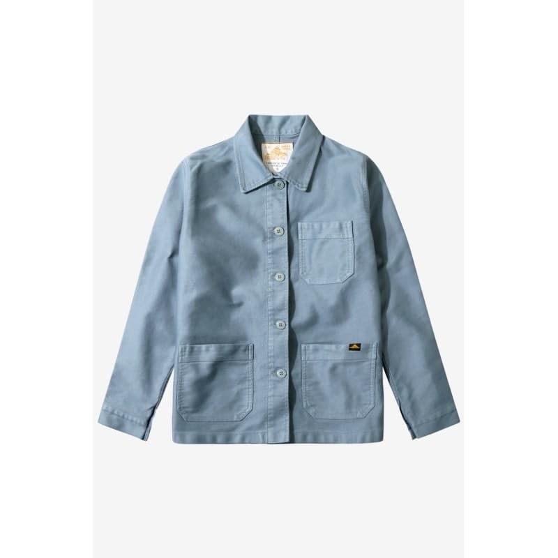 Veste de travail en moleskine bleu ciel LE MONT SAINT MICHEL - 44