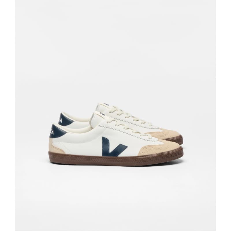 Volley OT Leather White Nautico Bark VEJA - 46FR/12US