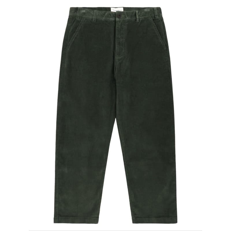 Pantalon Flint en velours vert KNOWLEDGE COTTON APPAREL - 30US