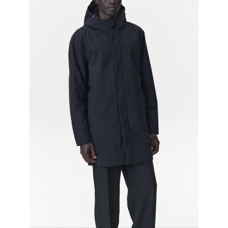 Parka Terror Weather Polyrayon Wool Look Navy WELTER SHELTER - S