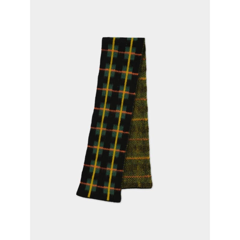 Petite Echarpe Brushed Tartan Black JO GORDON
