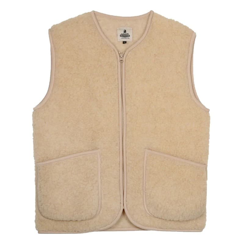 Gilet laine Pepitko Beige COLDBREAKER - XXL