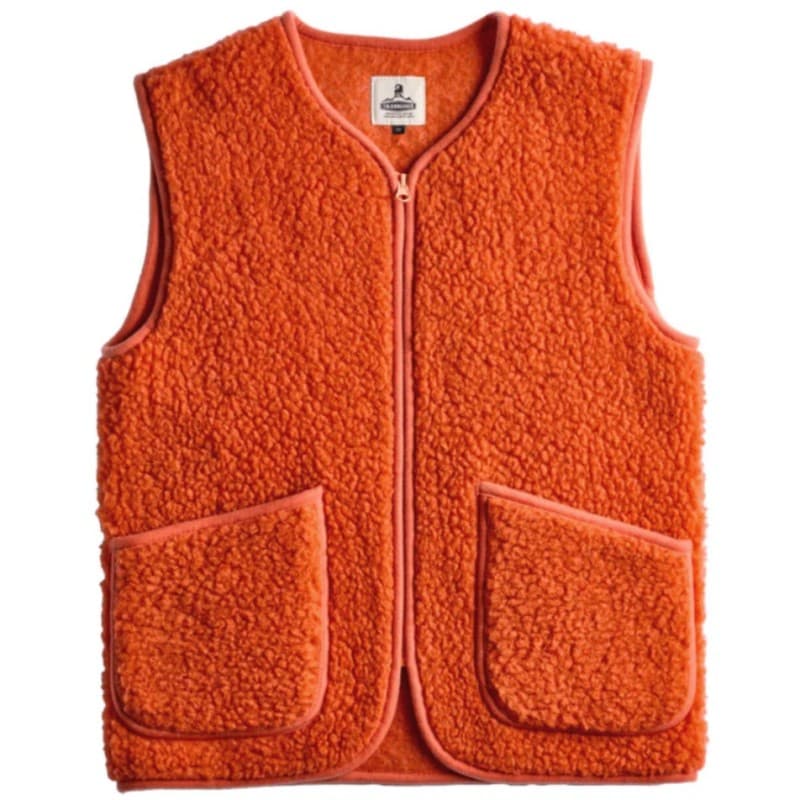 Gilet laine Pepitko Orange COLDBREAKER - S