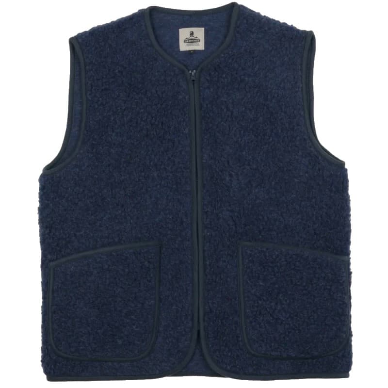 Gilet laine Pepitko Dark Blue COLDBREAKER - XS