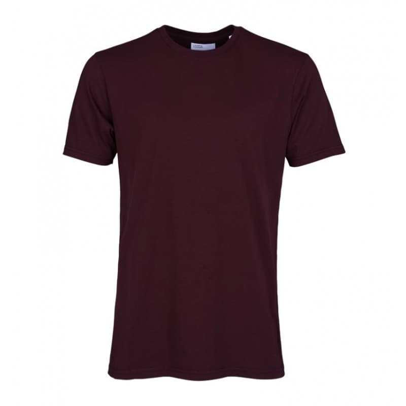 T-shirt Coton Bio Oxblood Red COLORFUL STANDARD - XS