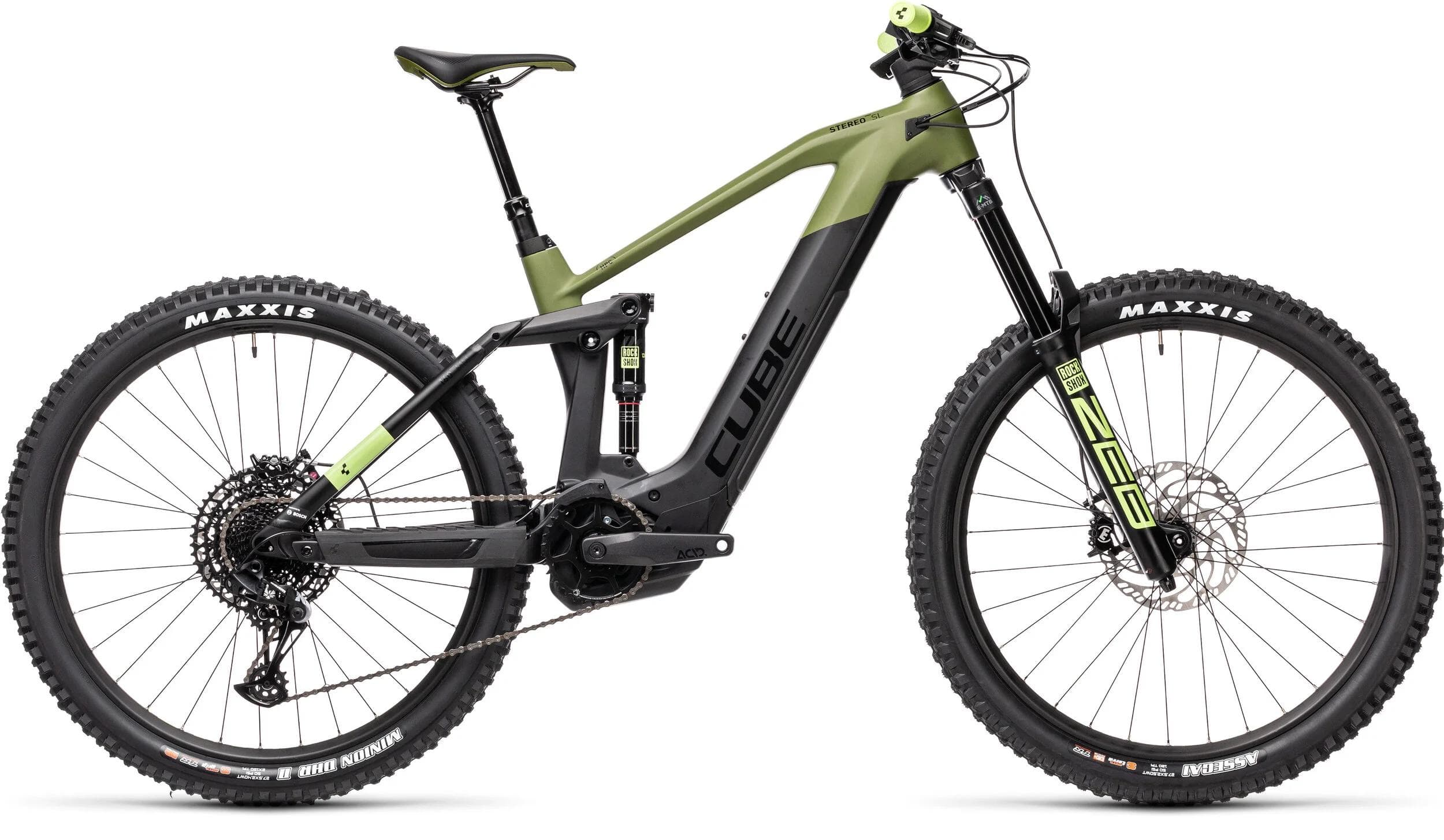 Cube Stereo Hybrid 160 HPC - VTT Électrique Carbone Enduro - Bleu - L