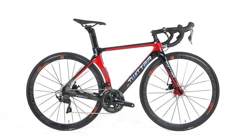 Vélo de Route Twitterbike R10 Pro - Gris carbone - XL
