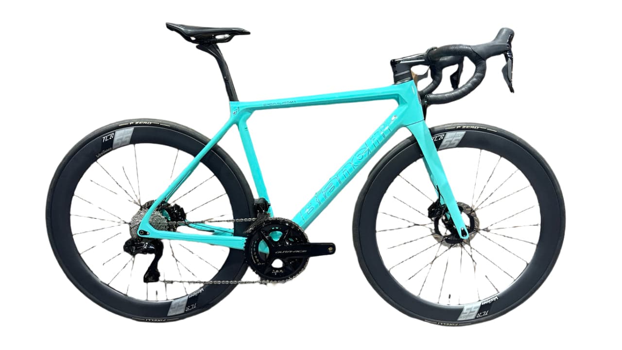 Bianchi Specialissima 2023 - Shimano Dura-Ace Di2 2x12sp - Vision SC 55 - XL