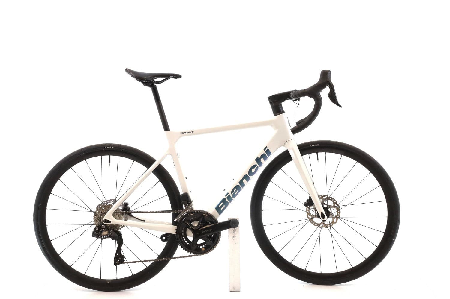Bianchi Sprint Disc 2024 - Shimano 105 Di2 2x12sp - Velomann V30R - XL