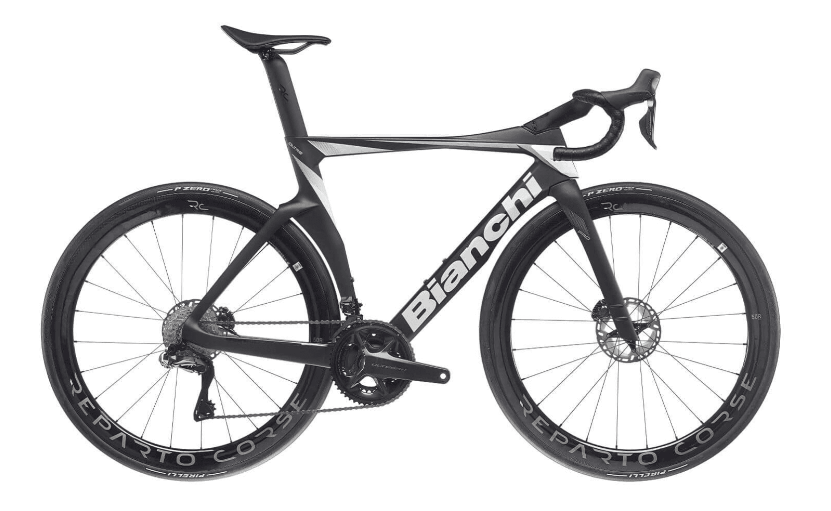 Bianchi Oltre PRO 2024 - Shimano Ultegra Di2 2x12sp - Velomann Carbon V50R carbon UD - M