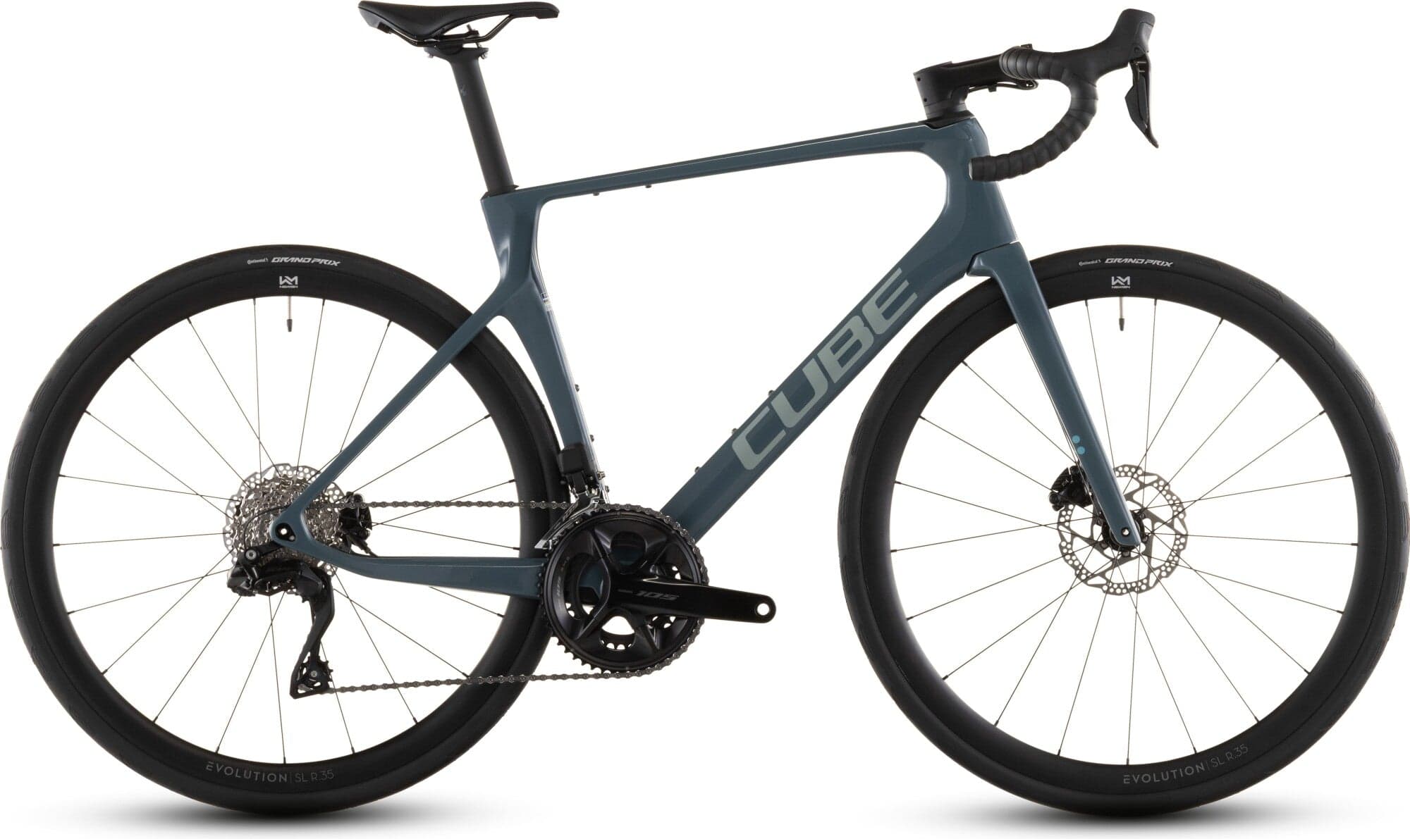 Cube Agree C:62 ONE 2026 - Shimano 105 Di2 2x12sp - Newmen Evolution SL R.35 - L
