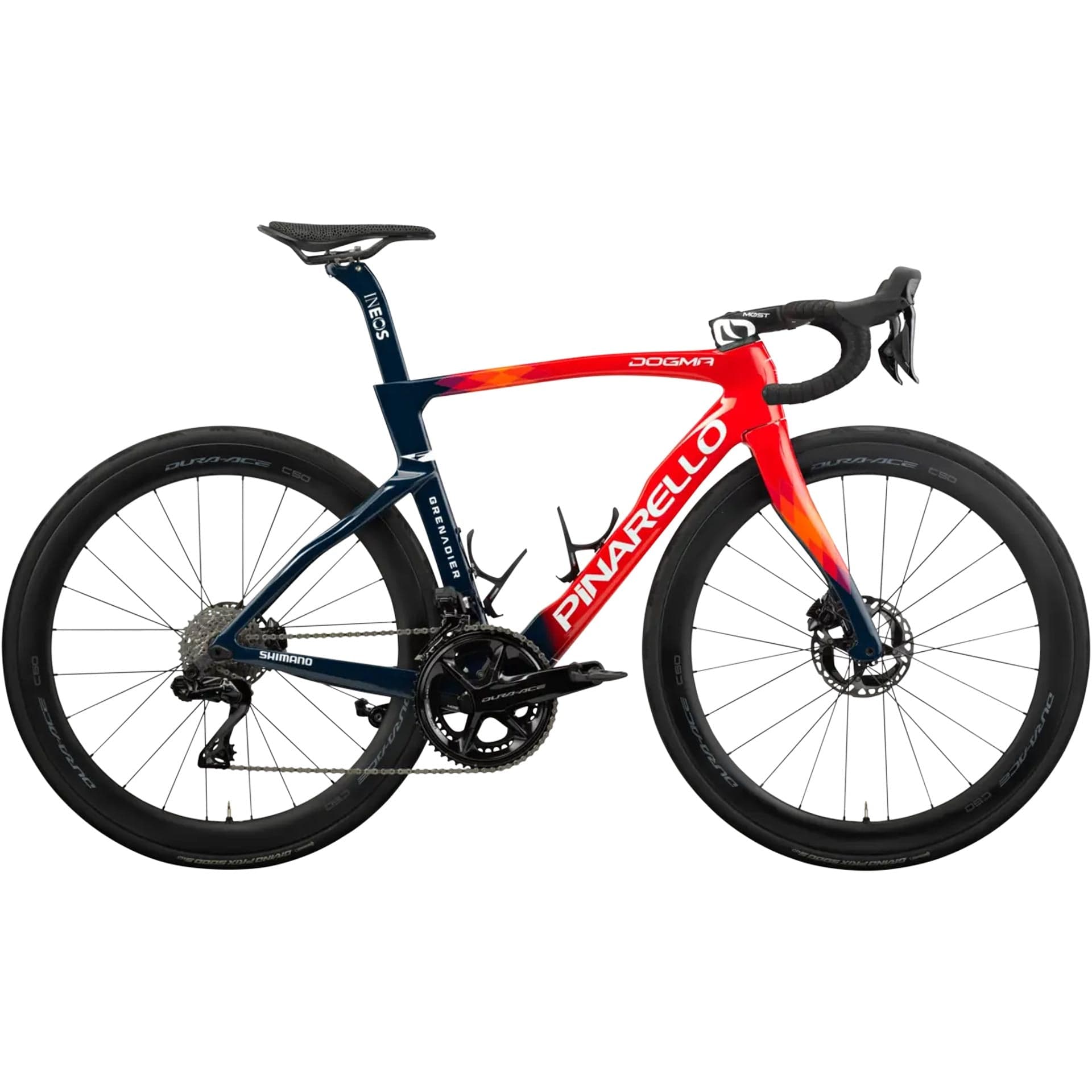 Pinarello Dogma F 2023 - Shimano Dura Ace Di2 1x12s - Fulcrum Wind 42 - XS