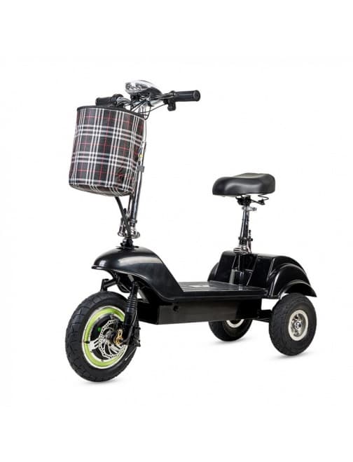 Medidas trottinette électrique 3 roues pour PMR et séniors 500 watts