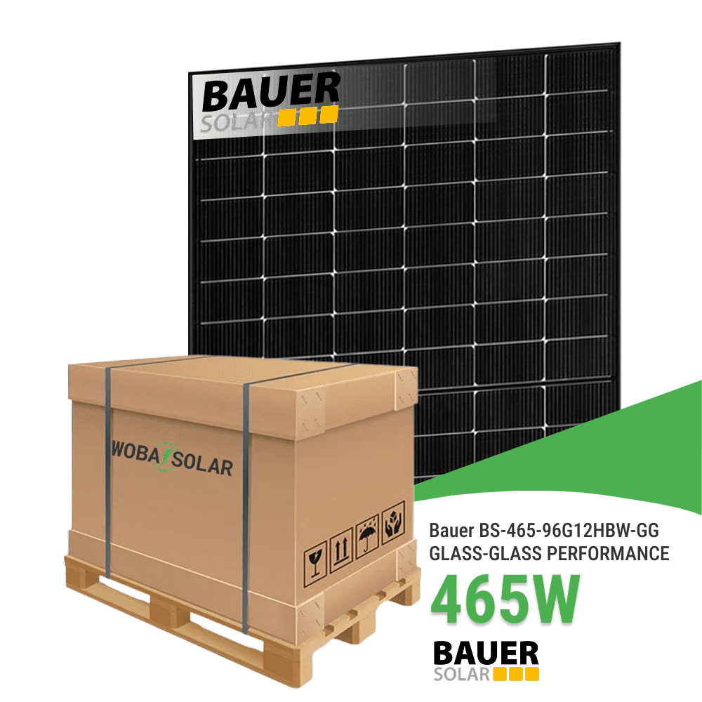 Bauer BS-465-96G12HBW-GG GLAS-GLAS PERFORMANCE - Palette (36 Stück)