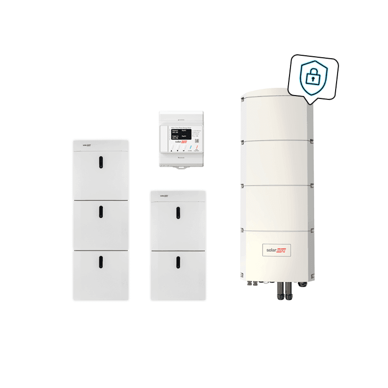 SolarEdge Home Paket mit SE10K-RWB48 und 24,25 kWh