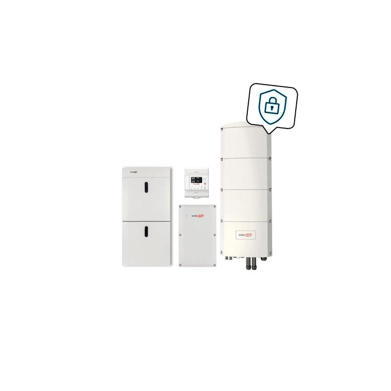 SolarEdge Home Ersatzstrom Paket mit SE10K-RWB48 und 9,7 kWh