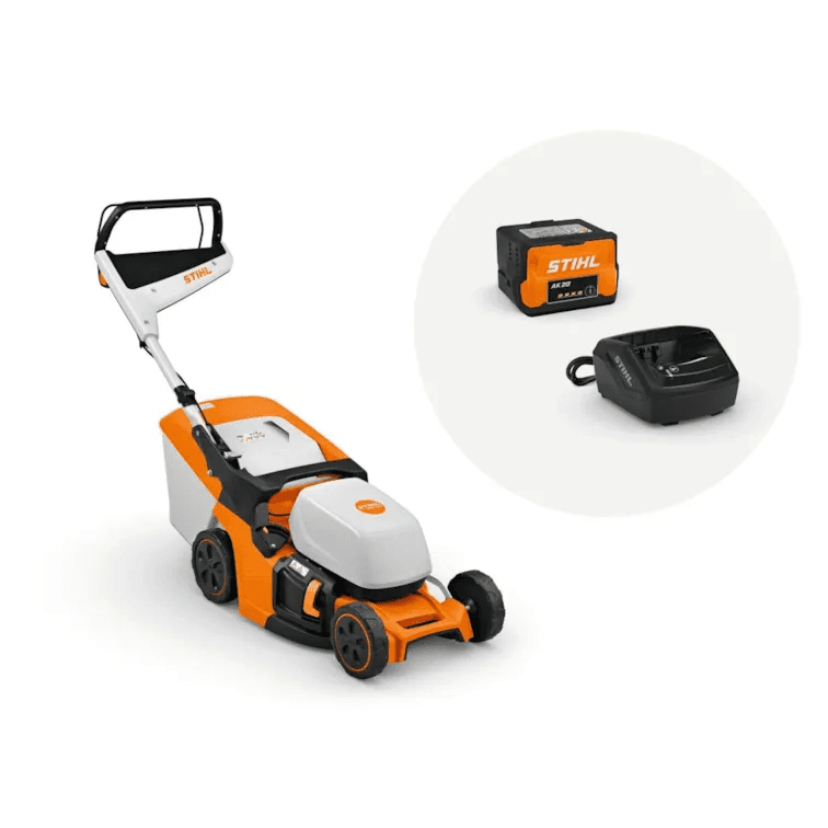 STIHL Akku Rasenmäher RMA 443 Set AK 20 + AL 101