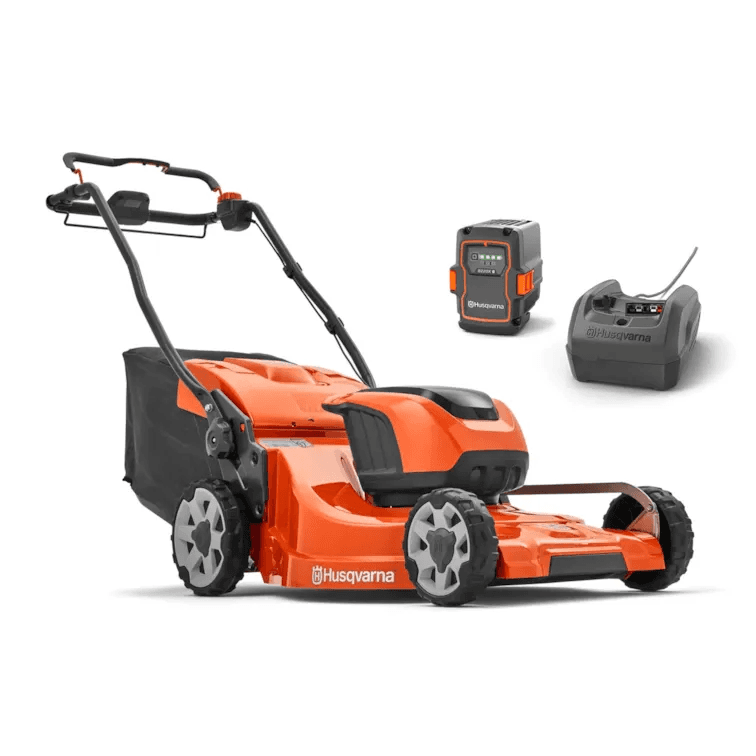 Husqvarna Akku Rasenmäher LC 353iVX Set 40-B220X + 40-C250
