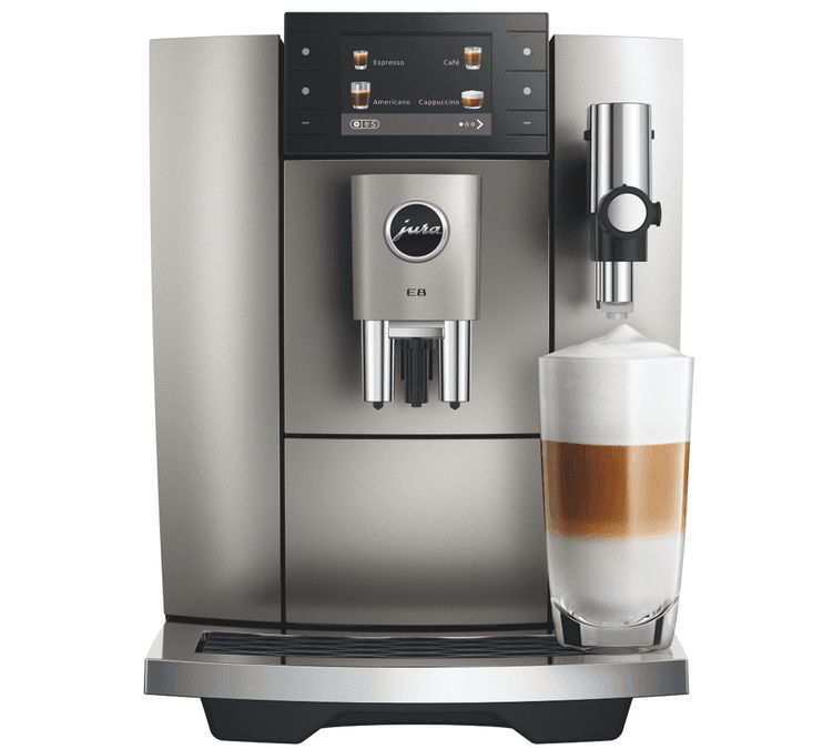 Jura - Kaffeevollautomat E8 Midnight Silver (ED) Smart Connect geschenkt