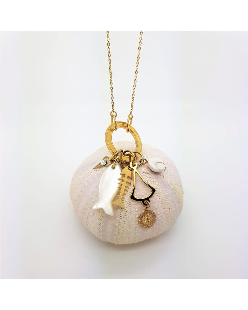 Collier pampilles - doré