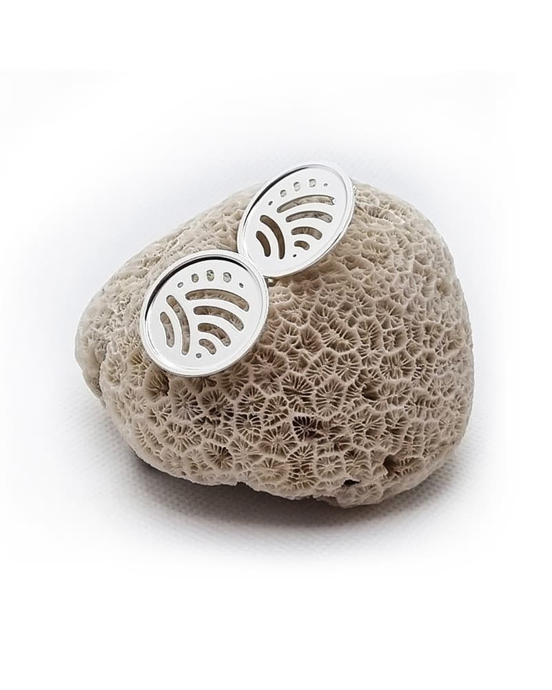 Boucles d'oreilles Mako - argenté