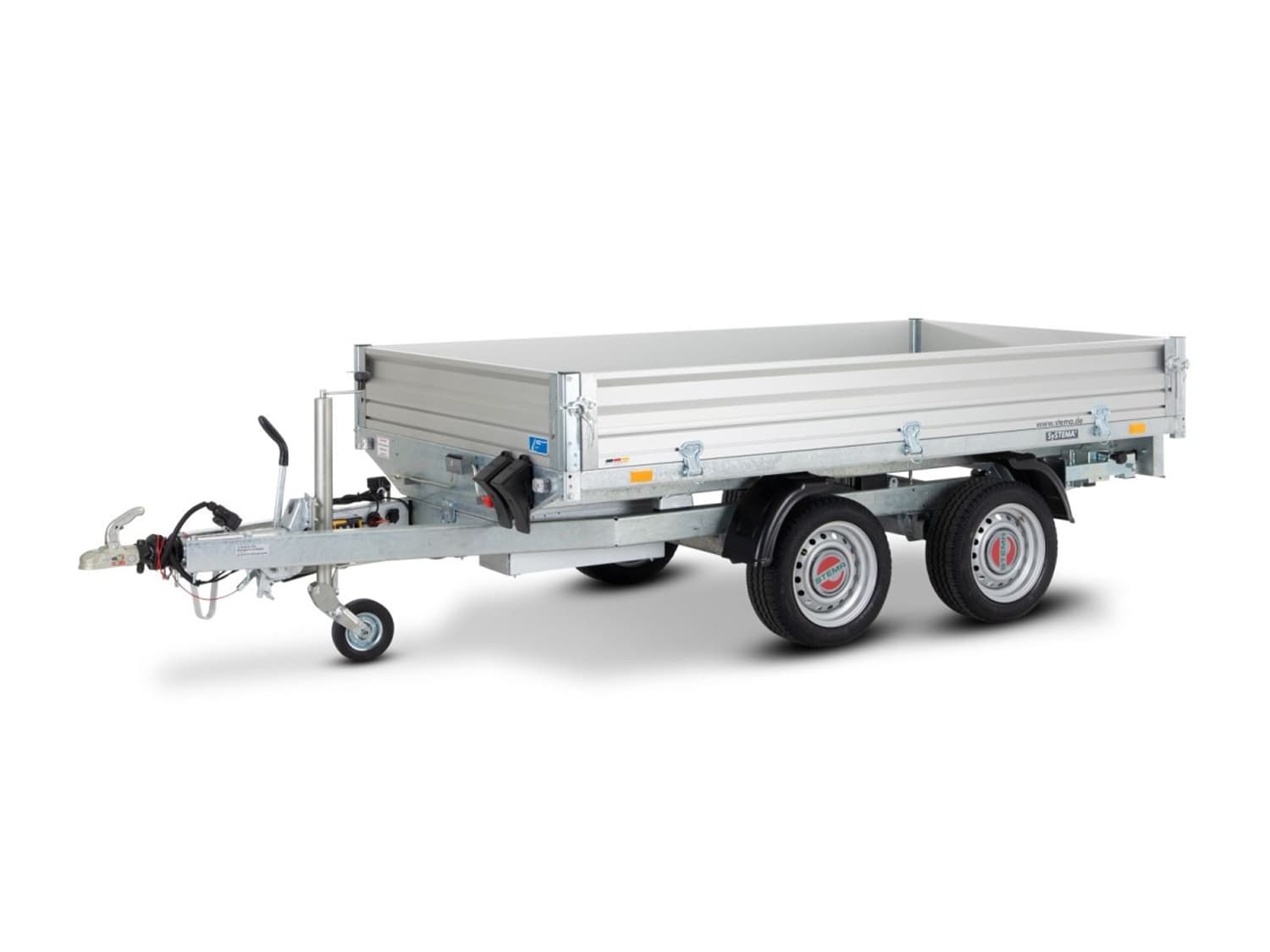 STEMA RKE O2 27-27-15.2 ALU ROKO1 Heckkipper mit Handpumpe