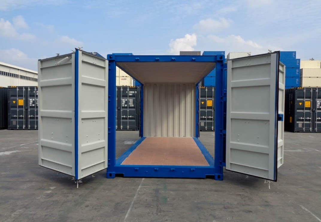 Conteneur maritime de 20 pieds DSD (Double Side Door) – Norme IICL