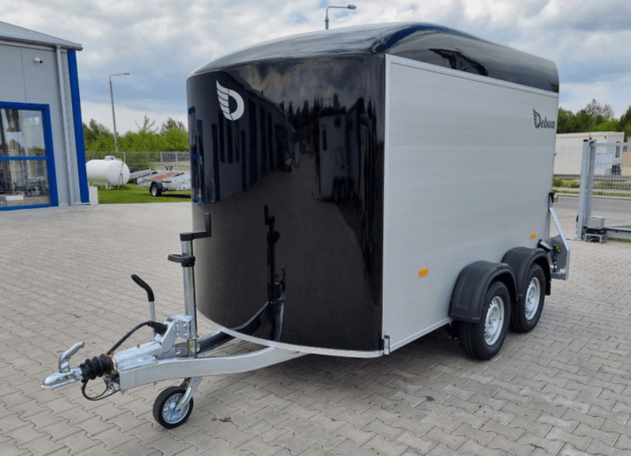 Remorque Fourgon Debon C500 ALU + Portes latérales – 313x165x195 cm