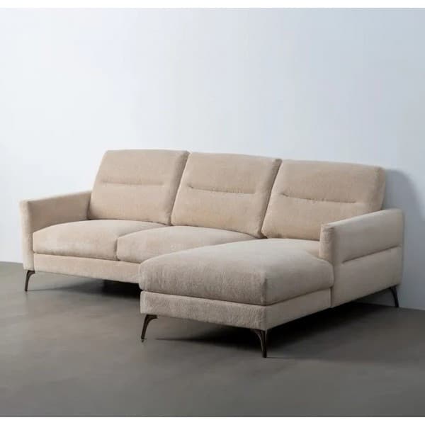 Sofá Chaise Longue Crema