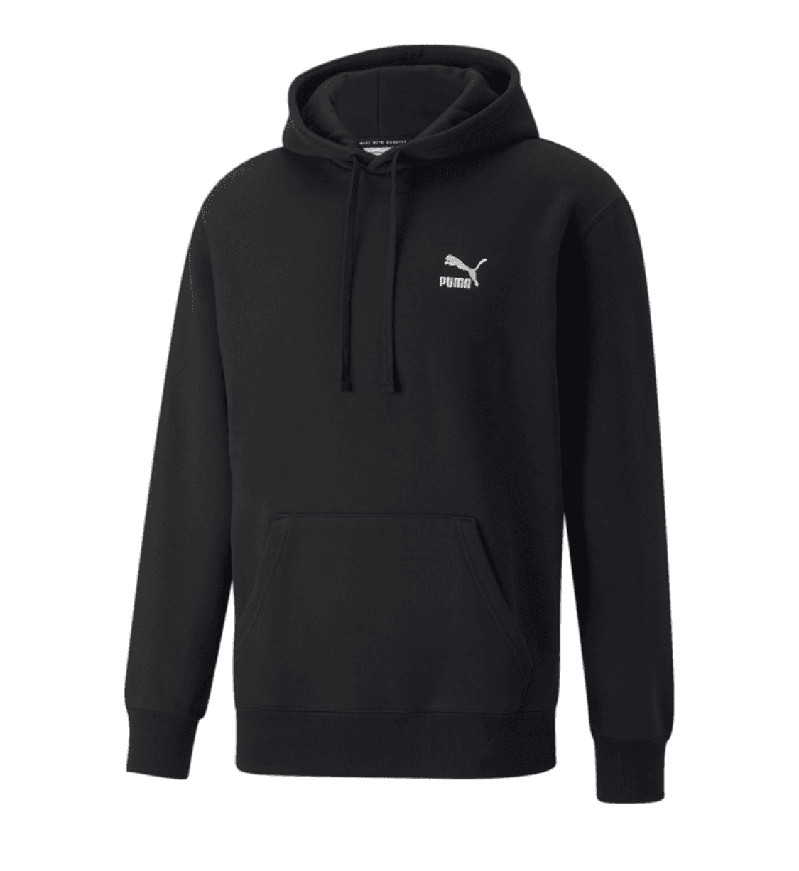 HOODIE UNISEX CLASSIC LOGO PUMA BRODER NOIR