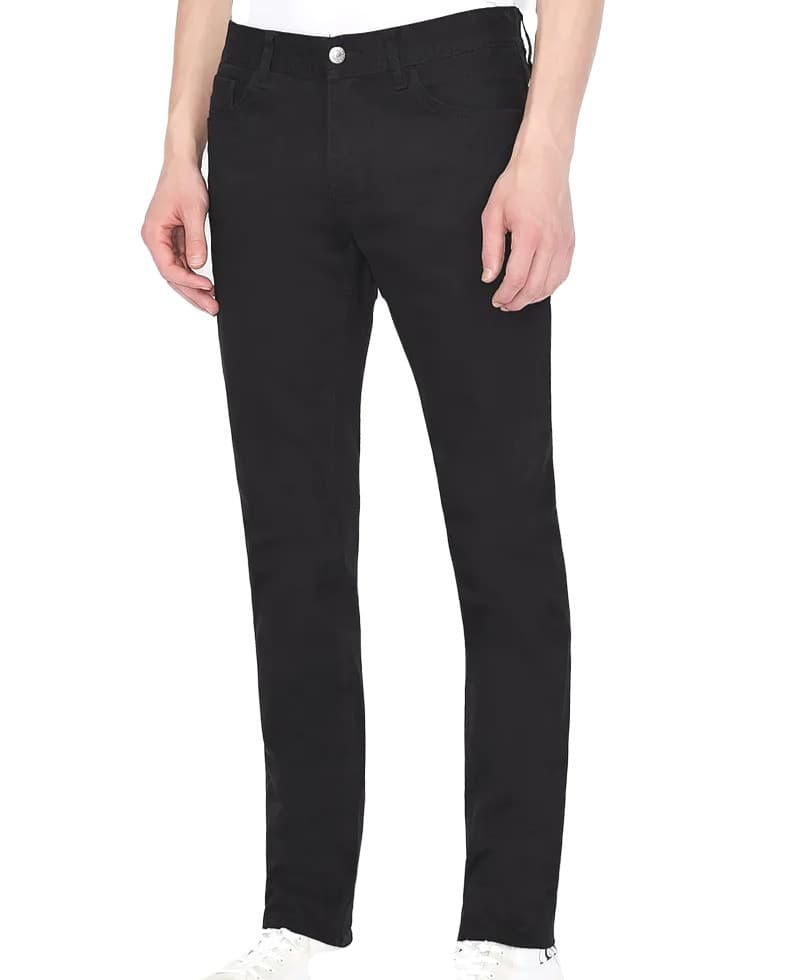 JEAN ARMANI EXCHANGE NOIR COUPE SLIM ESSENTIEL