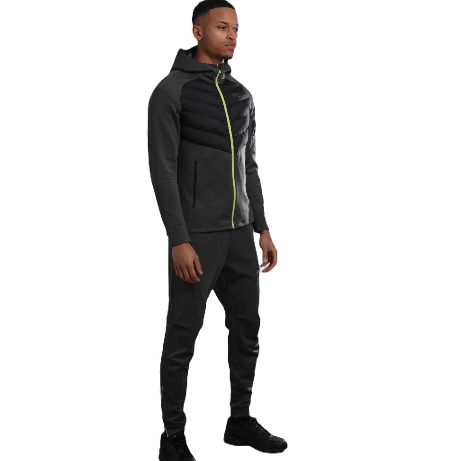 SURVETEMENT COMME DES LOUPS TURBO GRIS FLUO