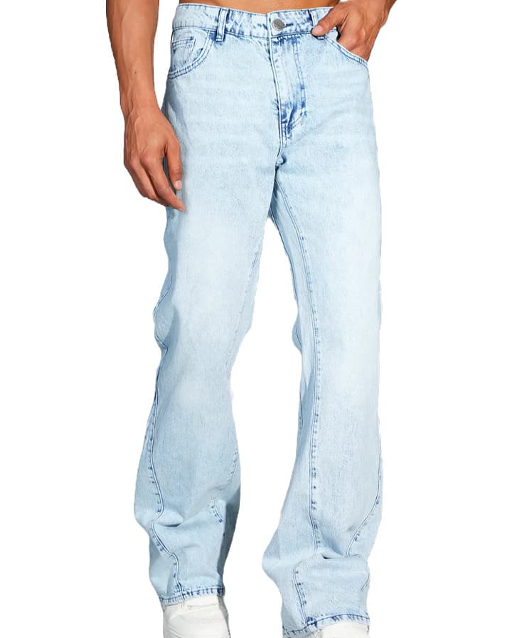JEANS FLARE IKAO BLEU