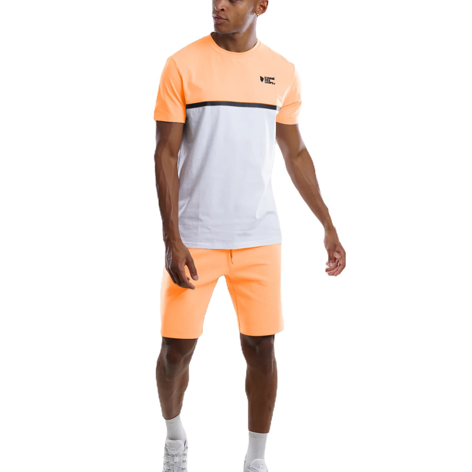 ENSEMBLE SHORT T-SHIRT COMME DES LOUPS EVEREST PECHE