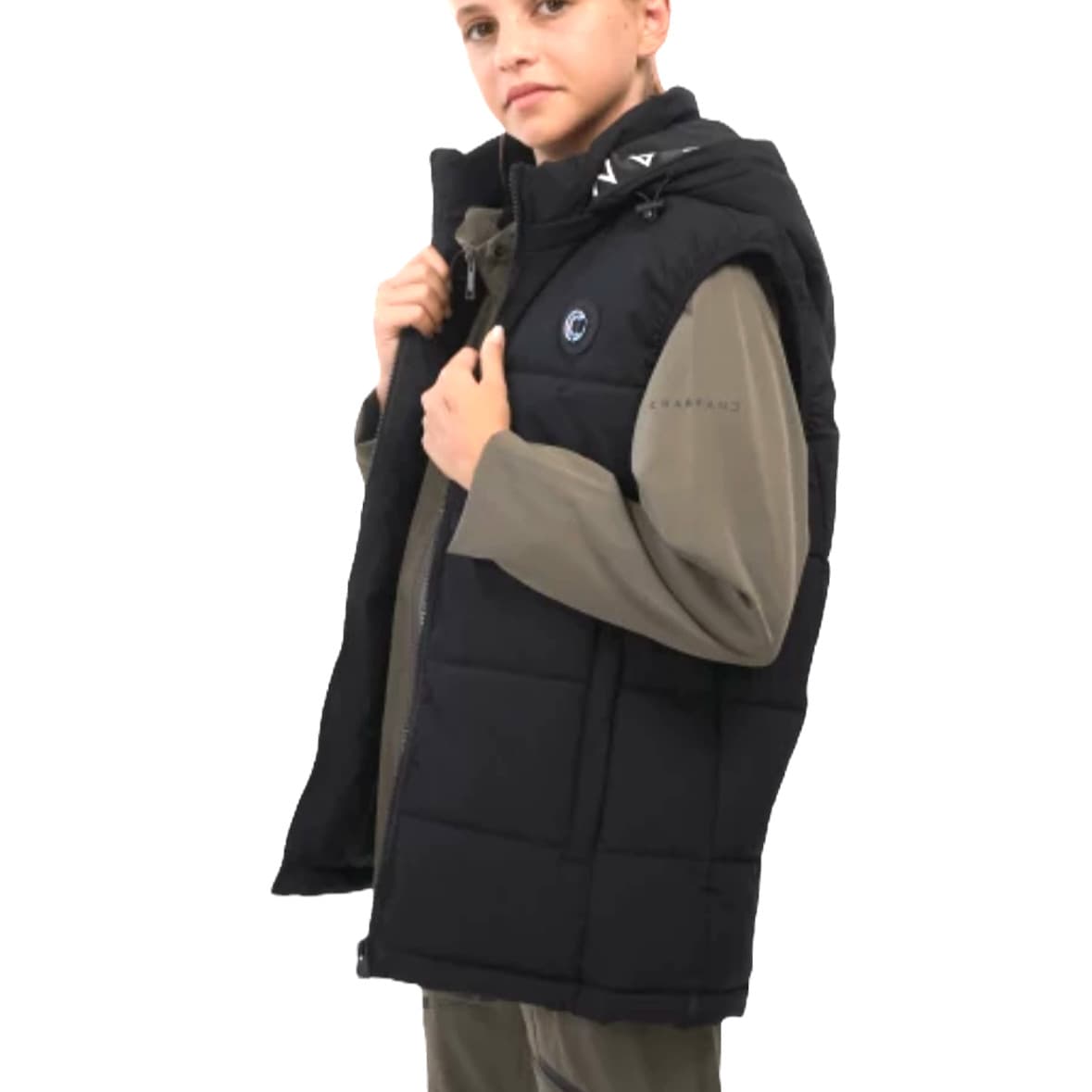 DOUDOUNE SANS MANCHE CHABRAND JUNIOR NOIR