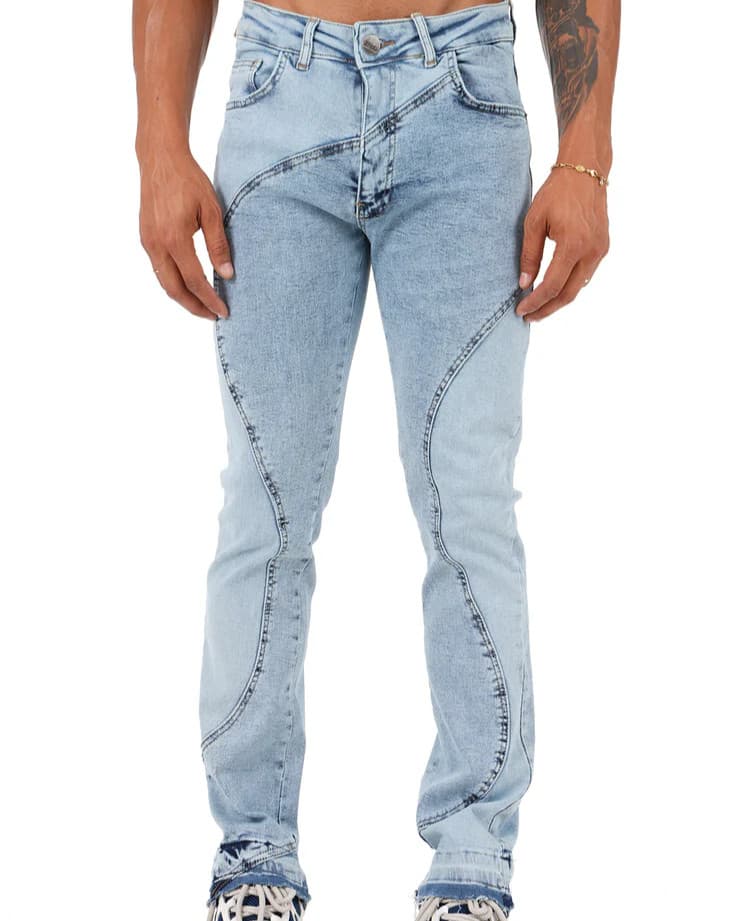 JEANS FLARE IKAO DÉLAVÉE