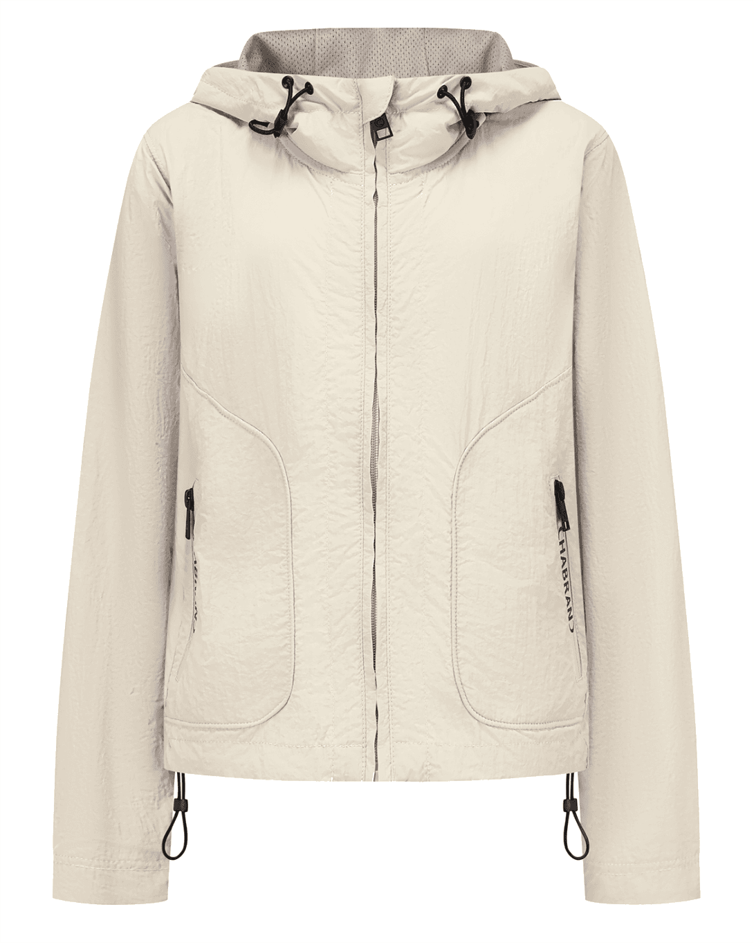 VESTE A CAPUCHE ZIPPE CHABRAND BEIGE