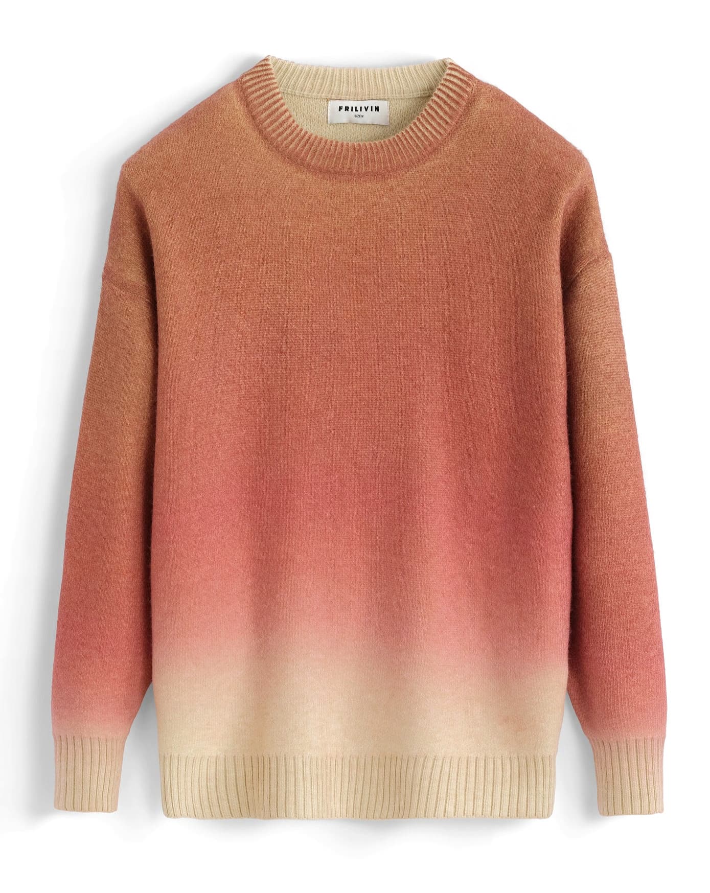 PULL IMPRIME EL CASA MANCHES LONGUES BEIGE