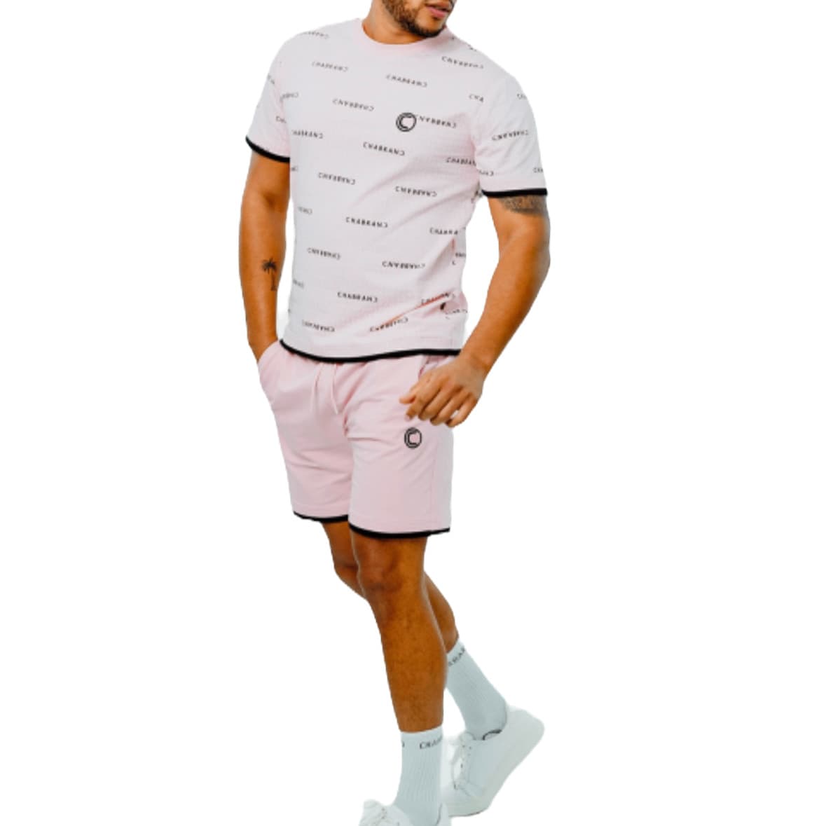 ENSEMBLE SHORT & T-SHIRT SIGLÉ CHABRAND ROSE