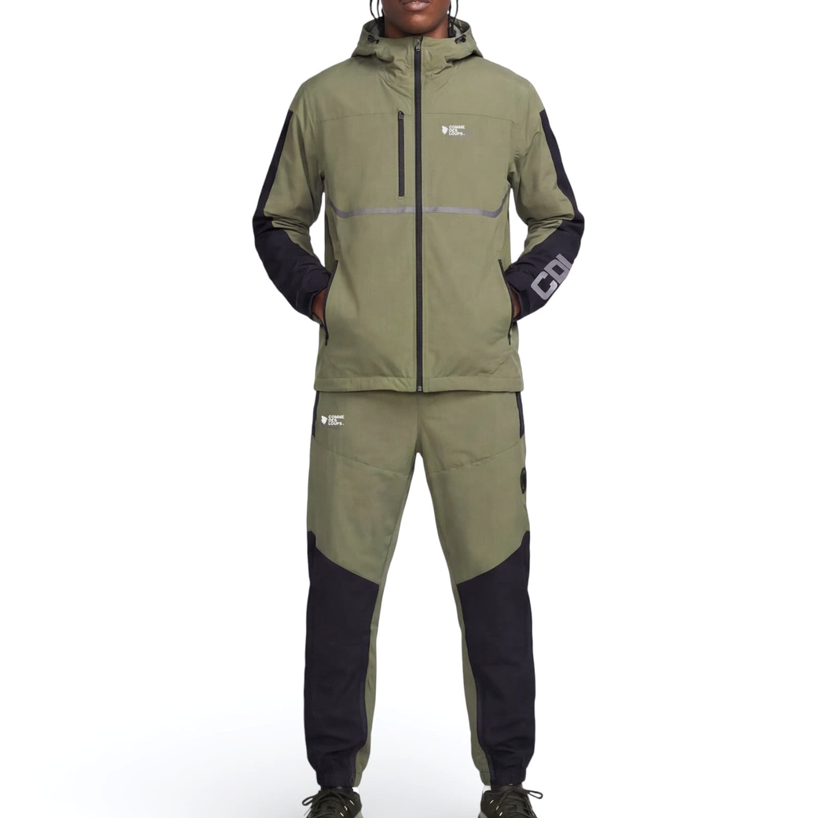 SURVETEMENT COMME DES LOUPS ALKOR KHAKI NOIR