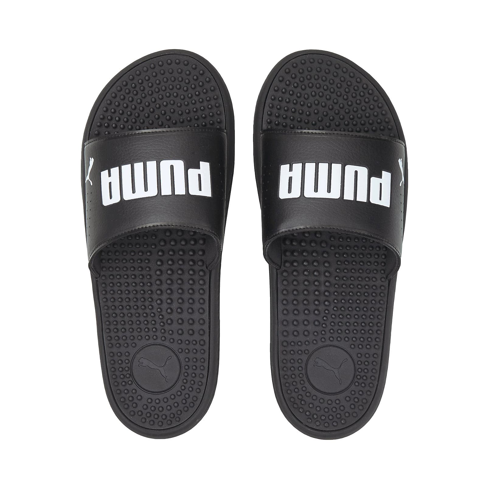 CLAQUETTE SOFTRIDE MASSAGE SLIDE PUMA NOIR