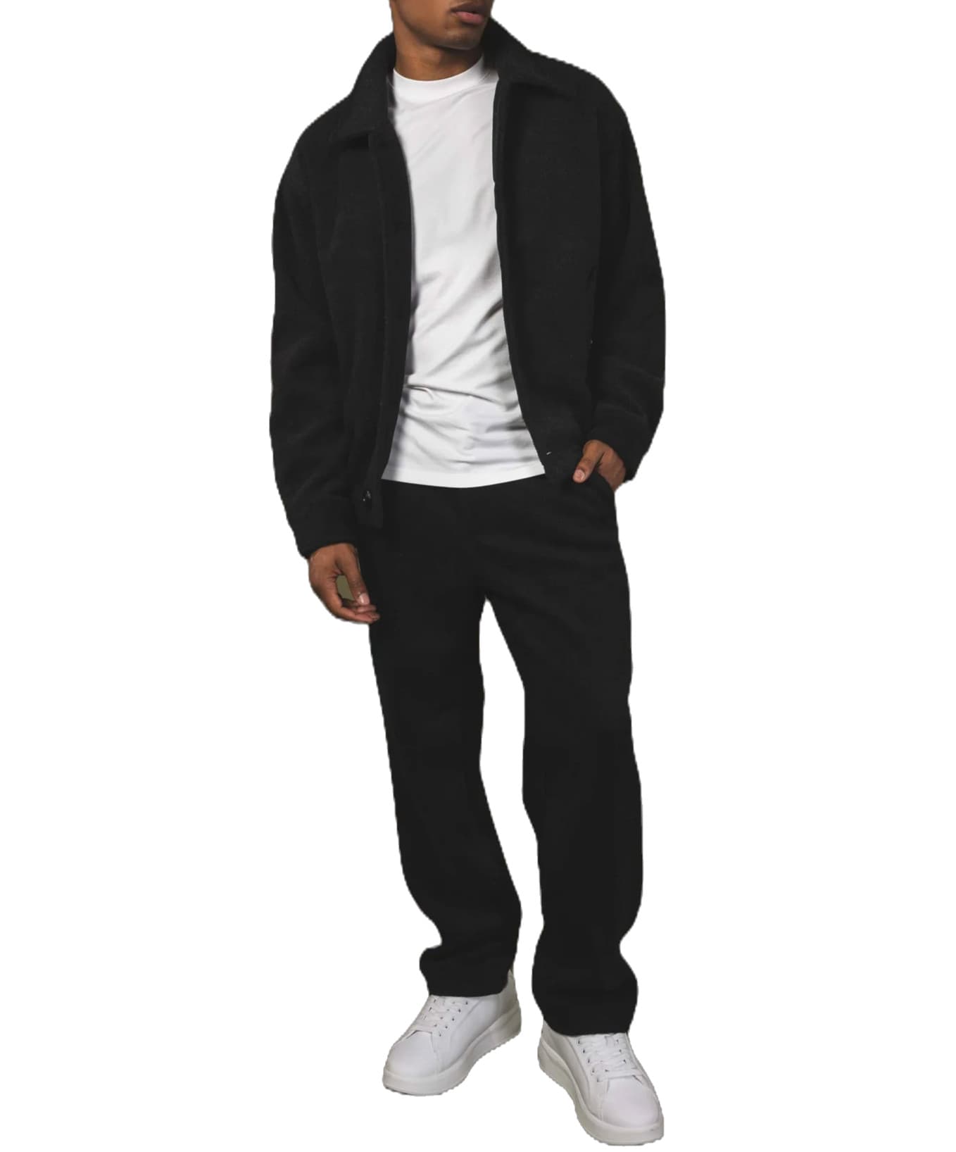 ENSEMBLE VESTE PANTALON UNI NOIR