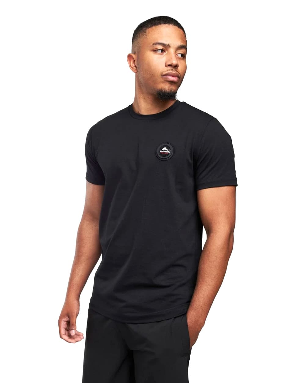 T-SHIRT HELVETICA AJACCIO NOIR