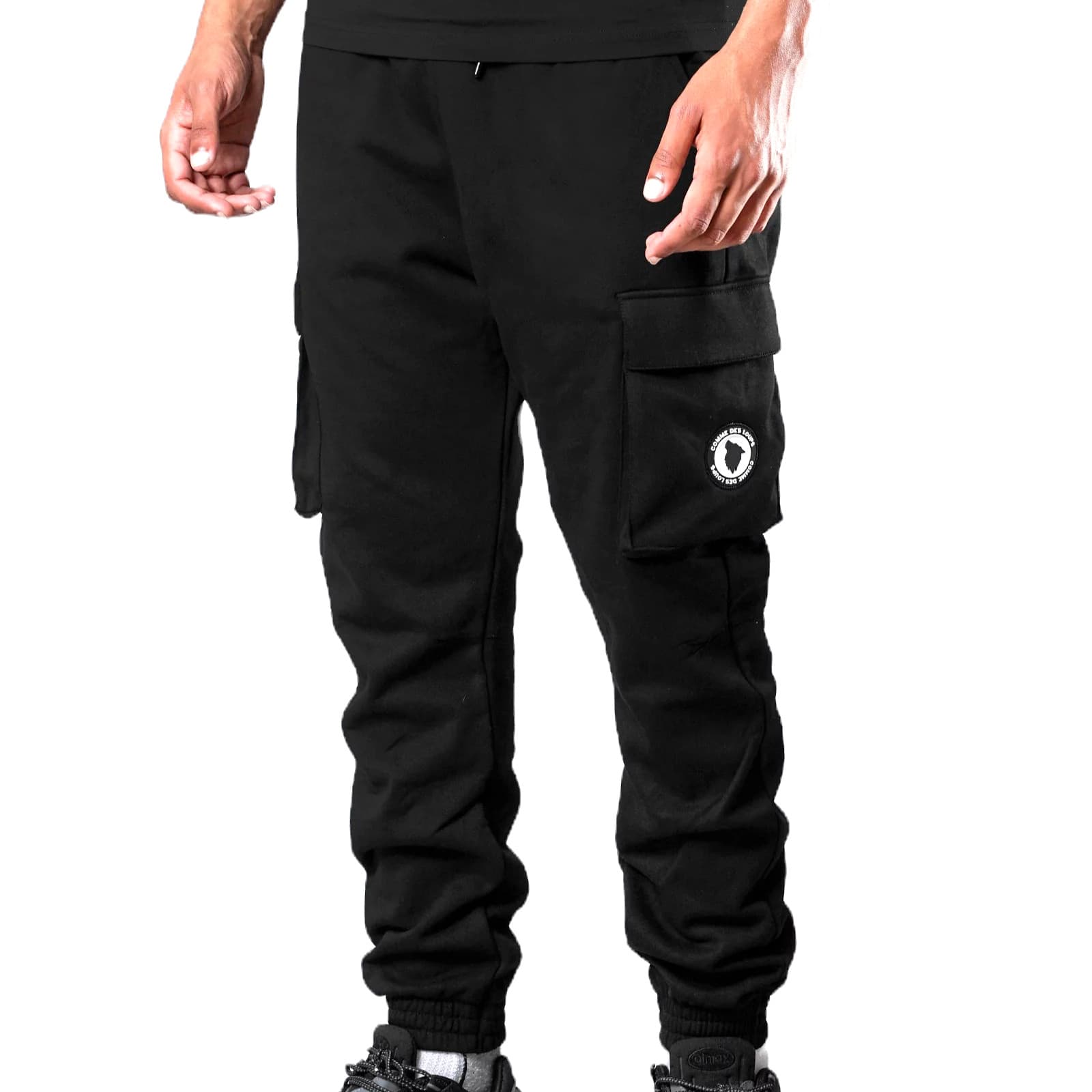 PANTALON JOGGING COMME DES LOUPS MEXICO CARGO NOIR