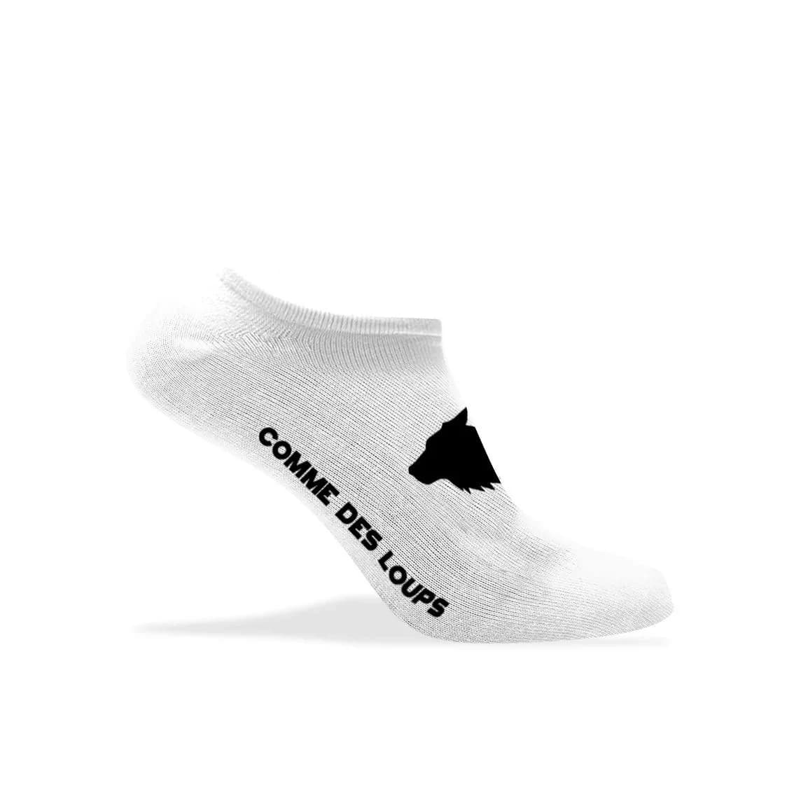 LOT DE 2 PAIRES DE SOQUETTE COMME DES LOUPS BLANC