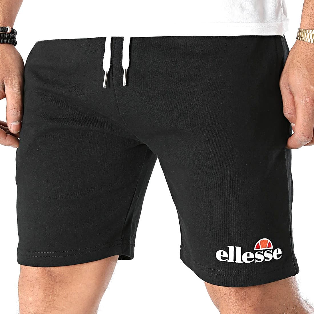 SHORT JOGGING ELLESSE SILVAN FLEECE NOIR
