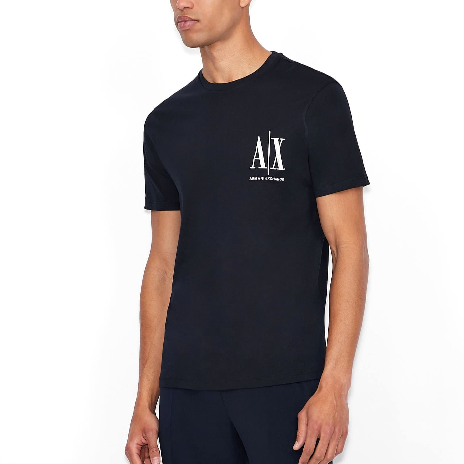 TSHIRT ARMANI EXCHANGE ICON NOIR