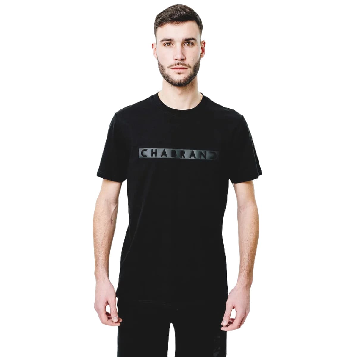 T-SHIRT EN COTON CHABRAND NOIR
