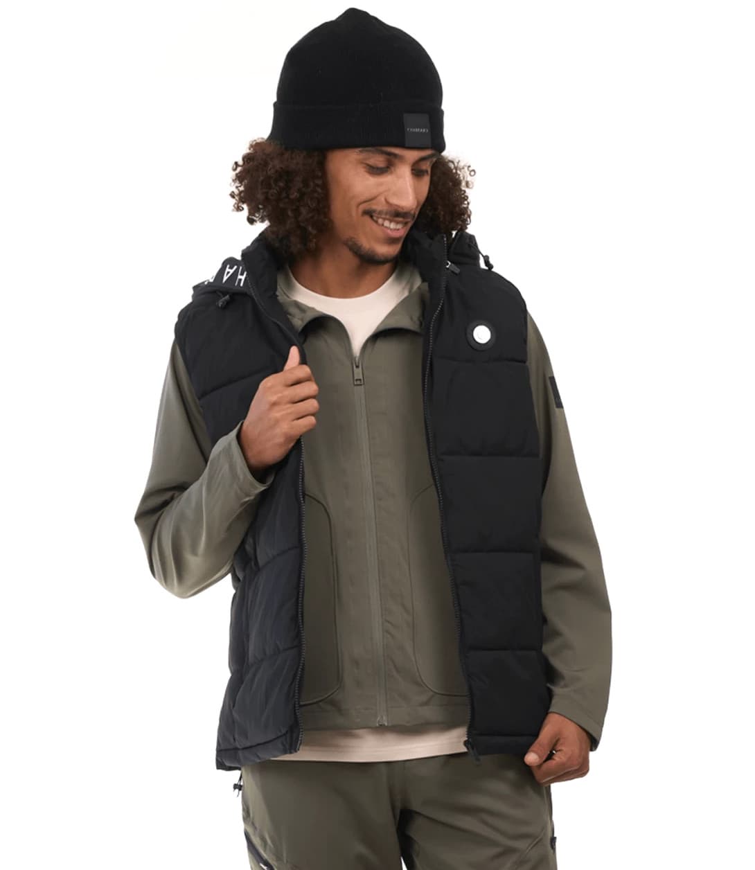 DOUDOUNE SANS MANCHE CHABRAND NOIR